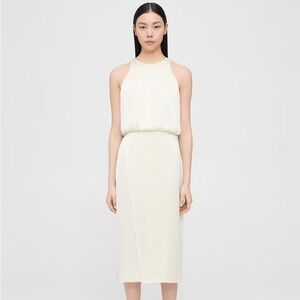 Elegant Ivory Sleeveless Dress